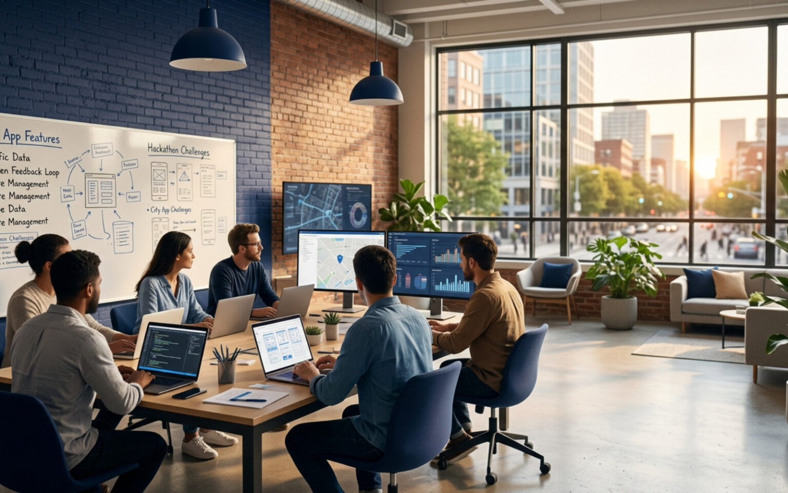 Smart city technology and civic app development — urban innovation challenges, hackathons and city apps — Smart City App